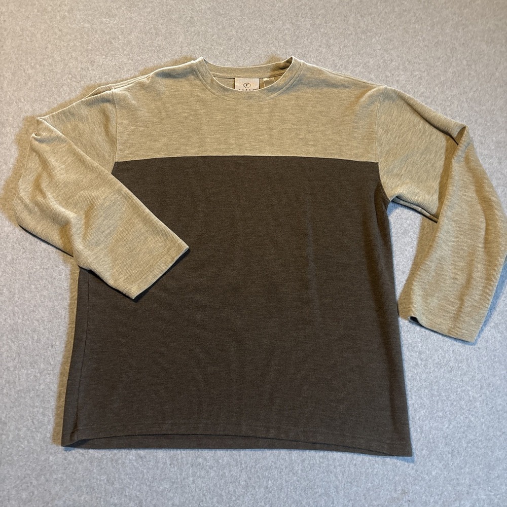 VTG Farah Sweater Pullover Men's L Brown Long Sleeve